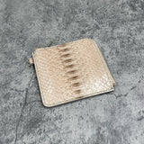 パイソン ミニ財布 8145 - BEIGE/ベージュ
