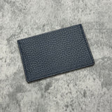 牛革とクロコのカード入れ
