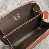 エレファント 小銭入れ 象革 本革 メンズ レディース 茶色 アーモンド 品番8186