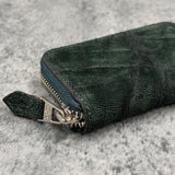 エレファント 小銭入れ 象革 本革 メンズ レディース 緑 グリーン 品番8186