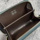 エレファント 小銭入れ 象革 本革 メンズ レディース 緑 グリーン 品番8186