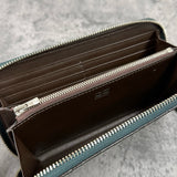 エレファント 長財布 象革 本革 メンズ レディース 緑 グリーン 品番8194