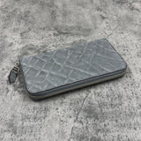 エレファント 長財布 象革 本革 メンズ レディース グレー 品番8194