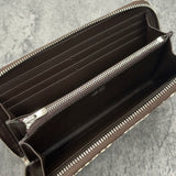 パイソンのラウンドファスナー長財布