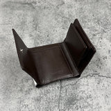 クロコダイル ミニ財布(三つ折り財布) ワニ革 本革 白 バニラ 品番8207