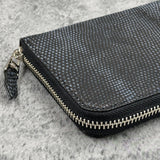 リザード(吟スリ) 長財布 8212 - CHARCOAL/チャコールグレー 炭色