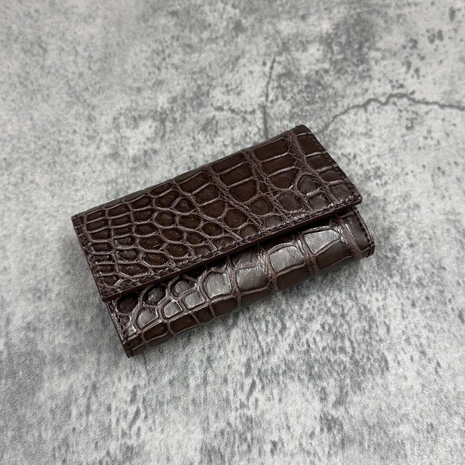 クロコダイル キーケース(4連キーウォレット) 8215 - BROWN/ブラウン