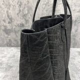 エレファント トートバッグ 象革 本革 黒 ブラック BILBAO
