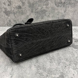エレファント トートバッグ 象革 本革 黒 ブラック BILBAO