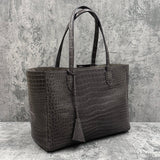クロコダイル トートバッグ BILBAO - GREY/グレー