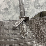 クロコダイル トートバッグ BILBAO - GREY/グレー