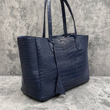 クロコダイル トートバッグ BILBAO - NAVY/ネイビー