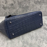 クロコダイル トートバッグ BILBAO - NAVY/ネイビー