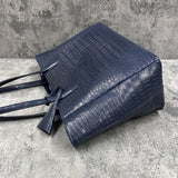 クロコダイル トートバッグ BILBAO - NAVY/ネイビー