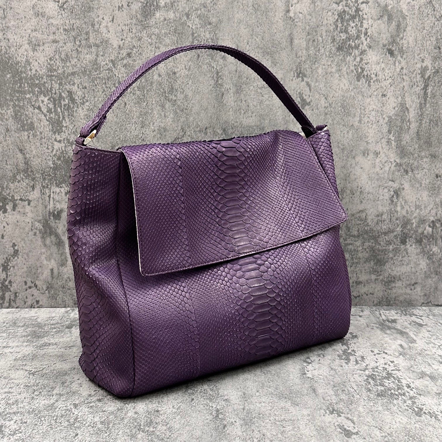 パイソン トートバッグ BRANCHE - PURPLE/パープル – Le'sac