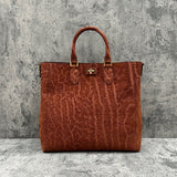 象革のトートバッグ