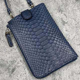 パイソン スマホショルダー CAPRI - NAVY/ネイビー
