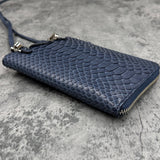 パイソン スマホショルダー CAPRI - NAVY/ネイビー