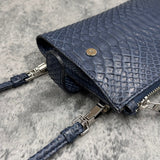 パイソン スマホショルダー CAPRI - NAVY/ネイビー