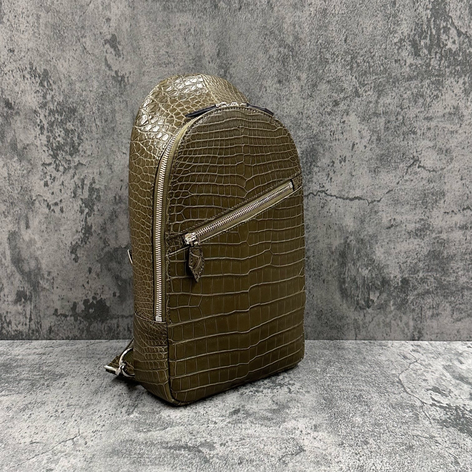クロコダイル ボディバッグ DAG - KHAKI/カーキ – Le'sac
