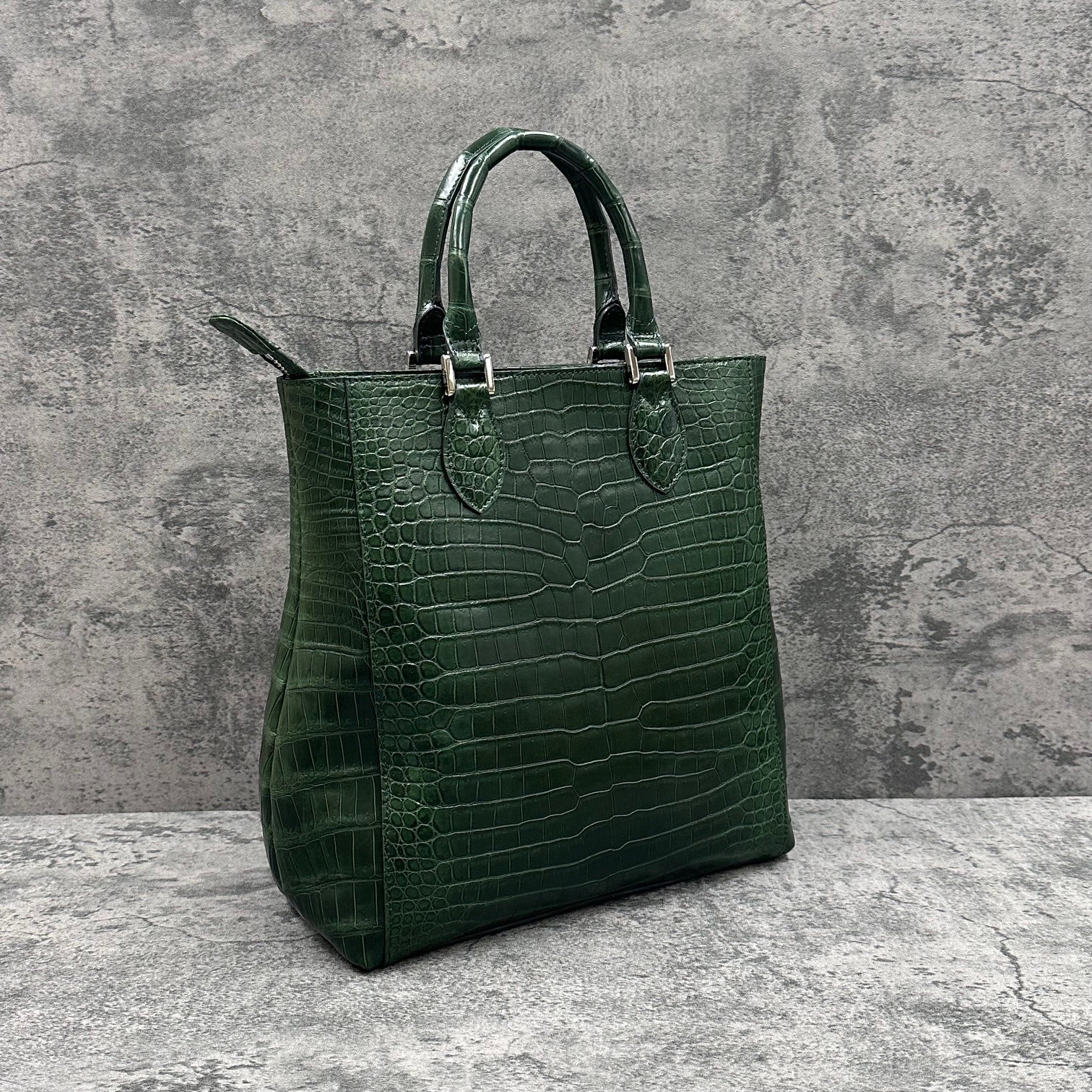 クロコダイル トートバッグ LIBIA - GREEN/グリーン – Le'sac