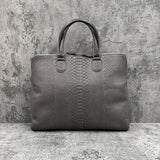 パイソン ブリーフバッグ MILAN - GRAPHITE/グラファイト