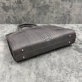 パイソン ブリーフバッグ MILAN - GRAPHITE/グラファイト