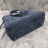 エレファント トートバッグ 象革 本革 紺 トゥルーブルー MOSCOVA