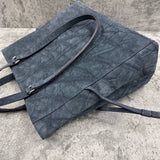 エレファント トートバッグ 象革 本革 紺 トゥルーブルー MOSCOVA