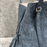 エレファント トートバッグ 象革 本革 紺 トゥルーブルー MOSCOVA