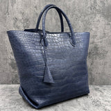 クロコダイル トートバッグ ROOTS - NAVY/ネイビー