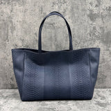 パイソン トートバッグ SPERANZA - NAVY/ネイビー