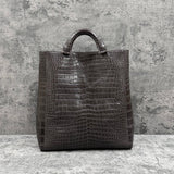 クロコダイル トートバッグ TAOTH - DARK GREY/ダークグレー
