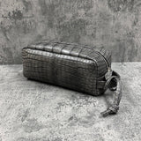 クロコダイル セカンドバッグ クラッチバッグ WAGNER - 墨染め 生産限定色