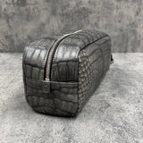 クロコダイル セカンドバッグ クラッチバッグ WAGNER - 墨染め 生産限定色