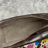 ワニ革とヘビ革のセカンドバッグ