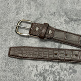 35mm幅のクロコダイルベルト