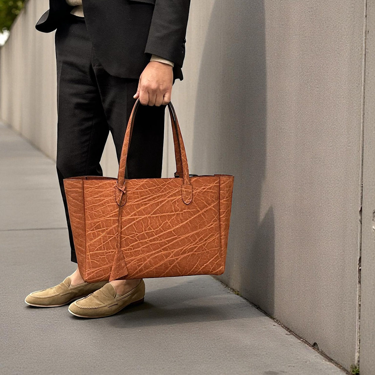 エレファント トートバッグ BILBAO - ALMOND/アーモンド – Le'sac