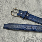 蛇革の35mmベルト
