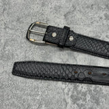 蛇革の35mmベルト