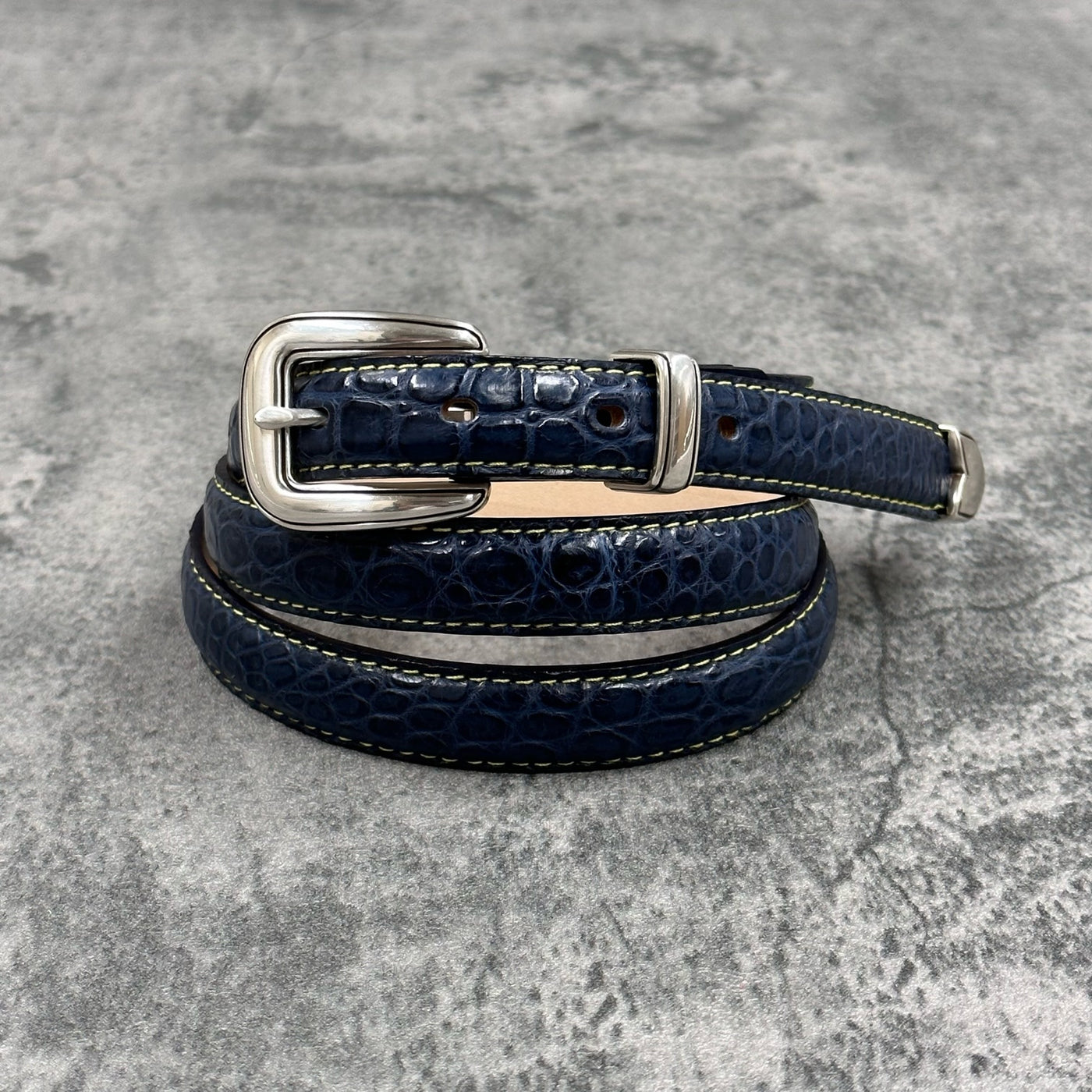 クロコダイル 20mmベルト 1811 - NAVY/ネイビー – Le'sac