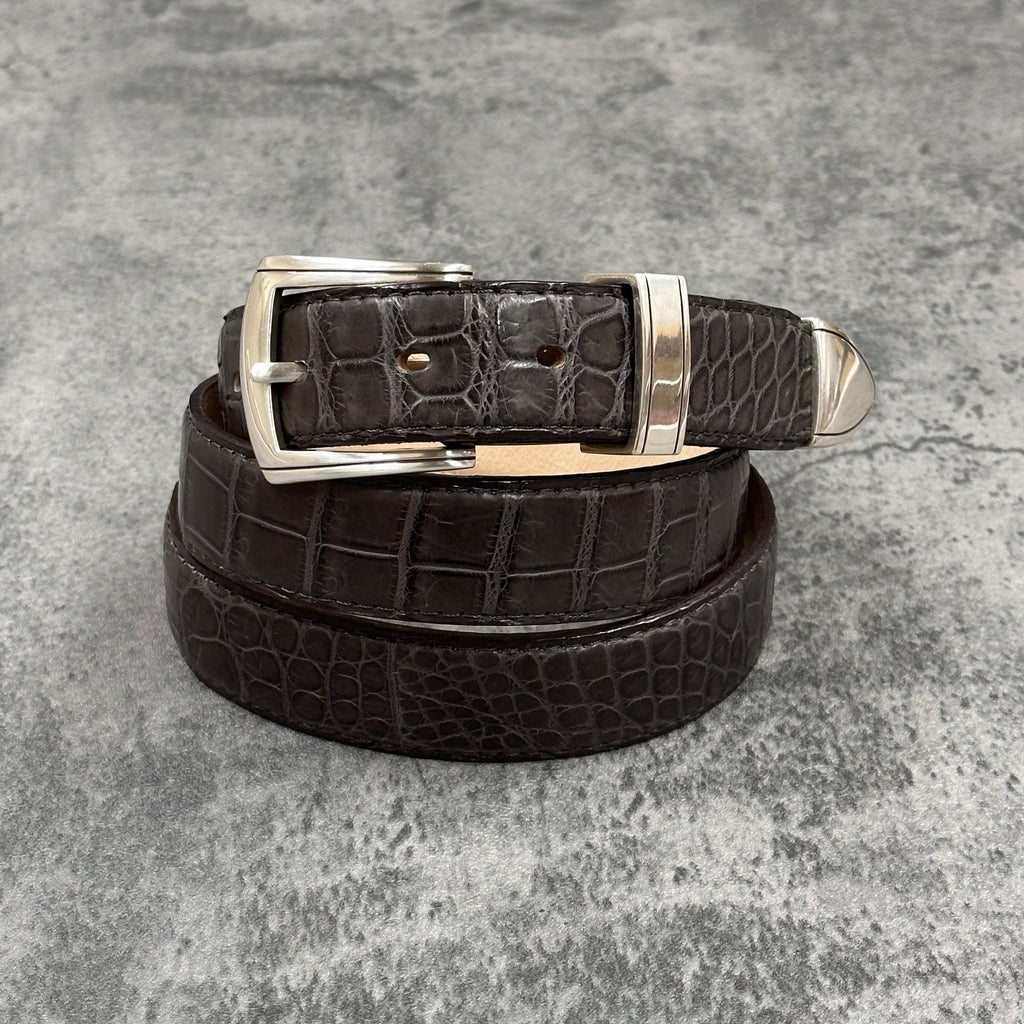 クロコダイル 30mmベルト 1813 - DARK GREY/ダークグレー – Le'sac