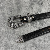 クロコダイル 25mmベルト 1814 - BLACK/ブラック