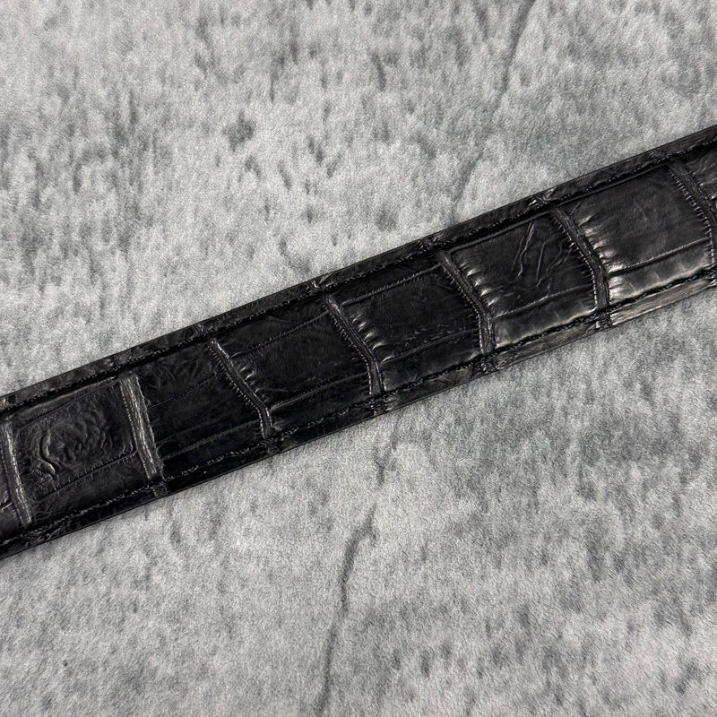 クロコダイル 25mmベルト 1814 - BLACK/ブラック