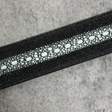 エイ革のベルト