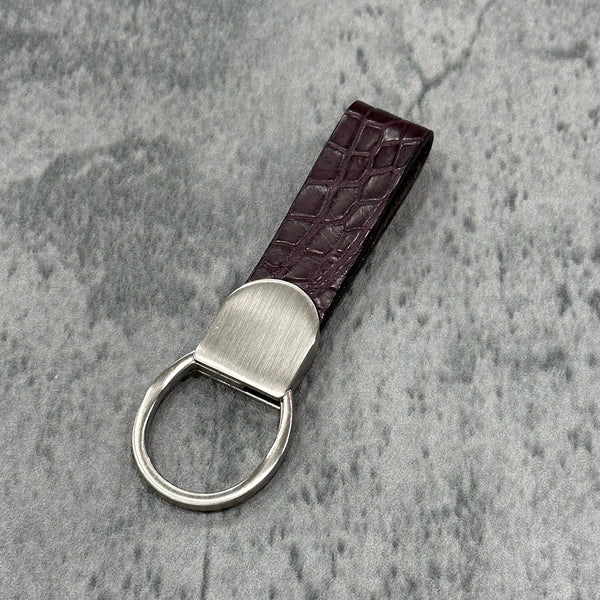 クロコダイル キーホルダー D284 - BORDEAUX/ボルドー