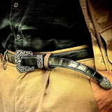 クロコダイル 25mmベルト 1814 - BLACK/ブラック