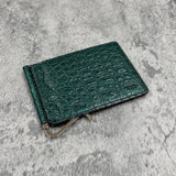 クロコダイル 札ばさみ 8178 - BRILLIANT GREEN/ブリリアントグリーン