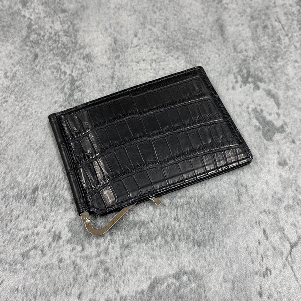 クロコダイル 札ばさみ 8178 - BLACK/ブラック