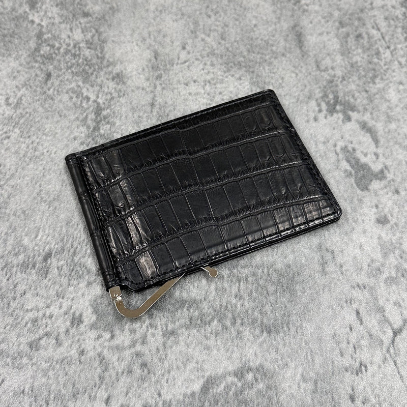 クロコダイル 札ばさみ 8178 - BLACK/ブラック